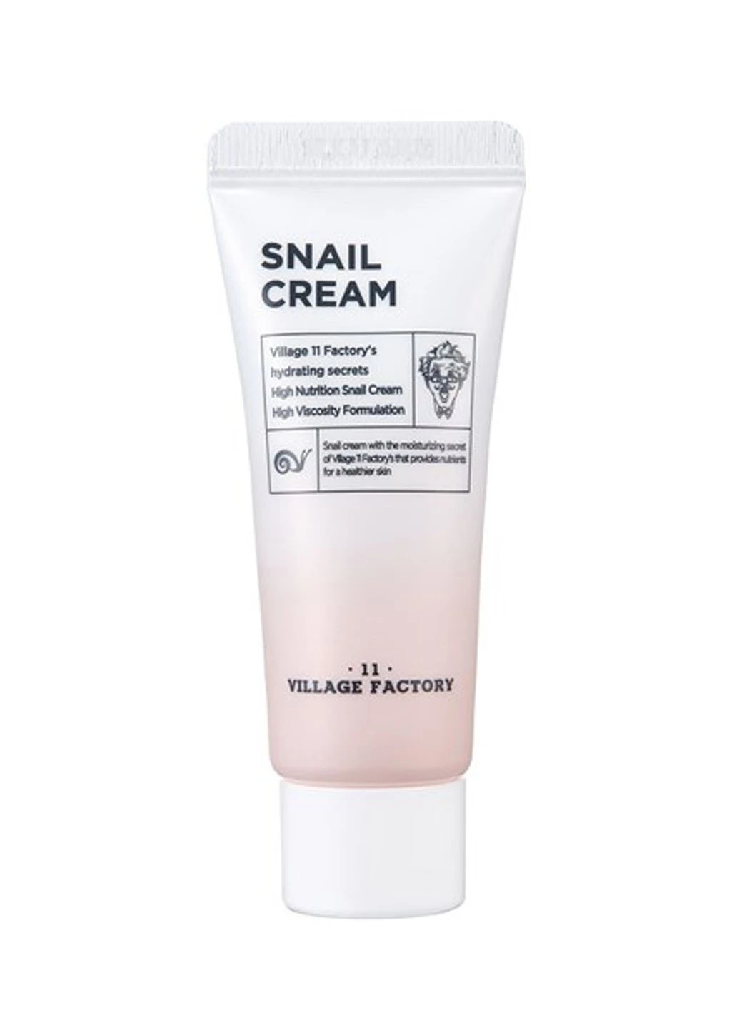 VILLAGE Крем з муцином равлики міні 11 Factory Snail Cream, 20мл — Крем, Бельгія (257480368)