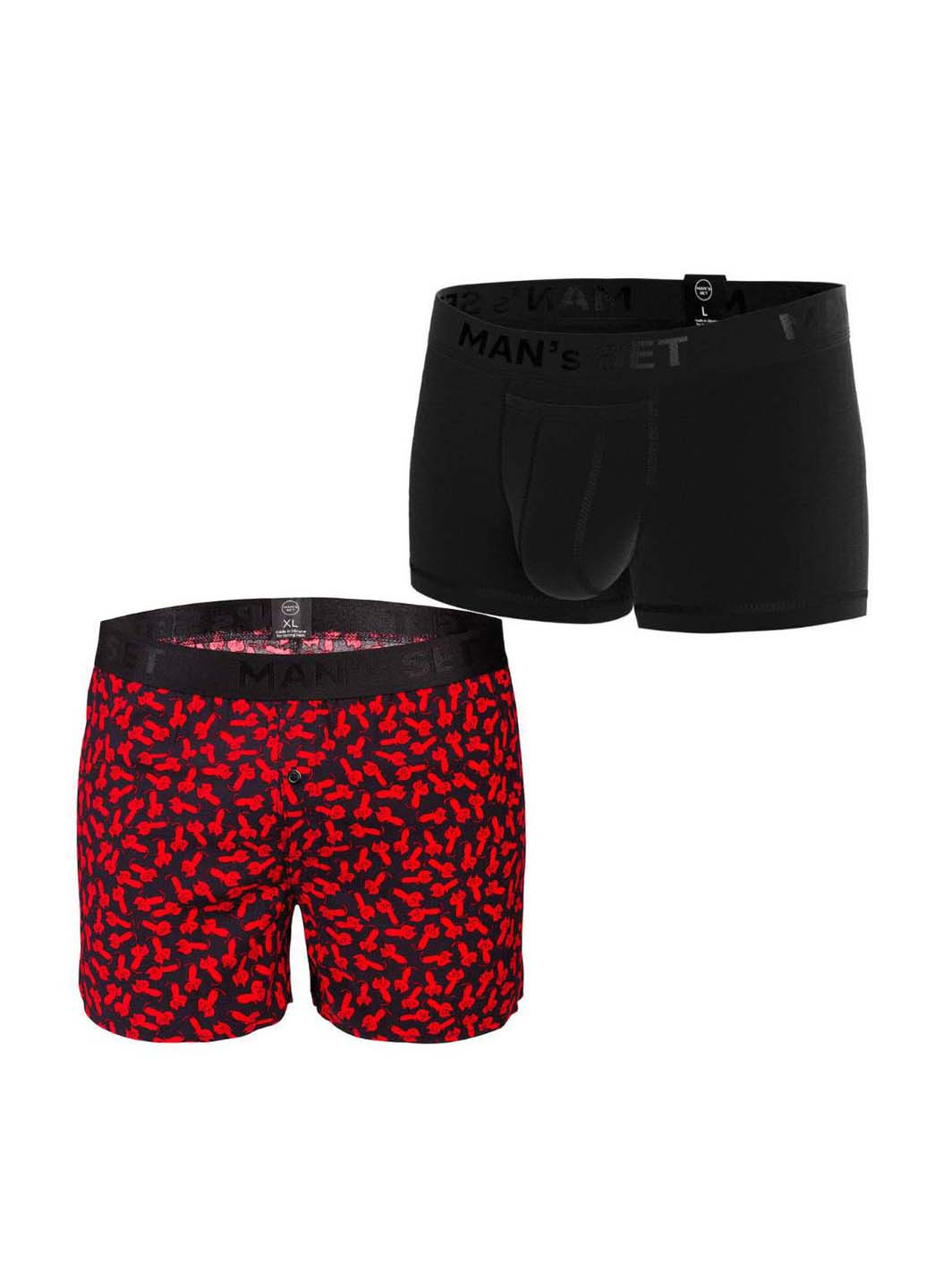 Комплект трусів MIX Classic-Shorts Black Series 2шт MAN's SET (257502517)