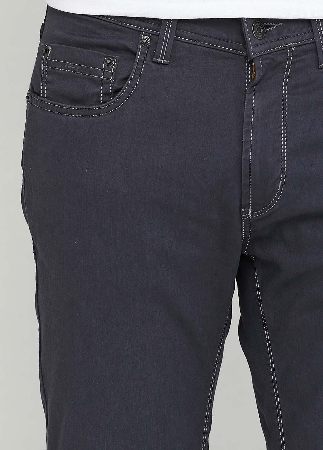 Темно-серые демисезонные джинсы Pionier