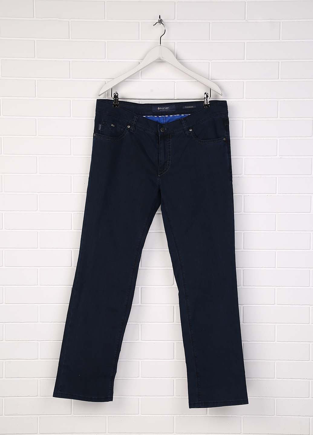 Темно-синие демисезонные джинсы Pionier
