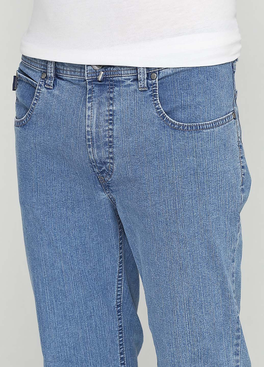 Голубые демисезонные джинсы Pioneer