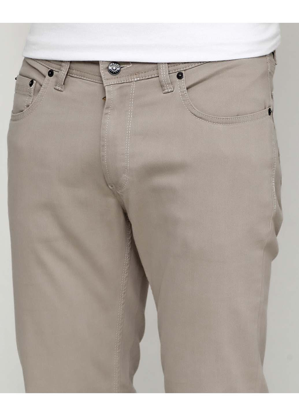 Бежевые демисезонные джинсы Pioneer