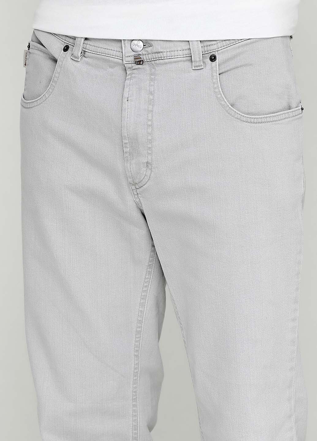 Светло-серые демисезонные джинсы Pioneer