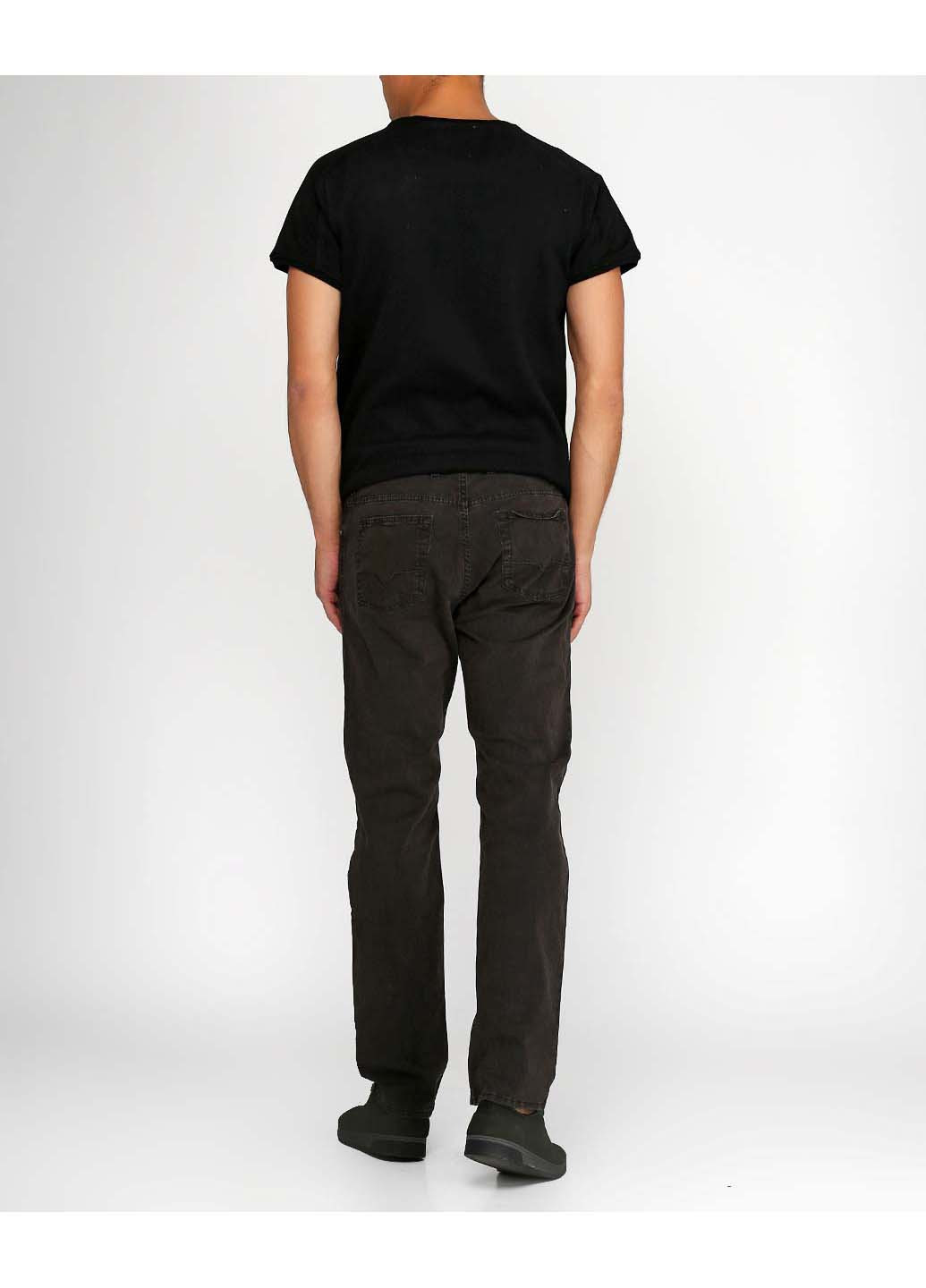 Темно-коричневые демисезонные джинсы Pioneer