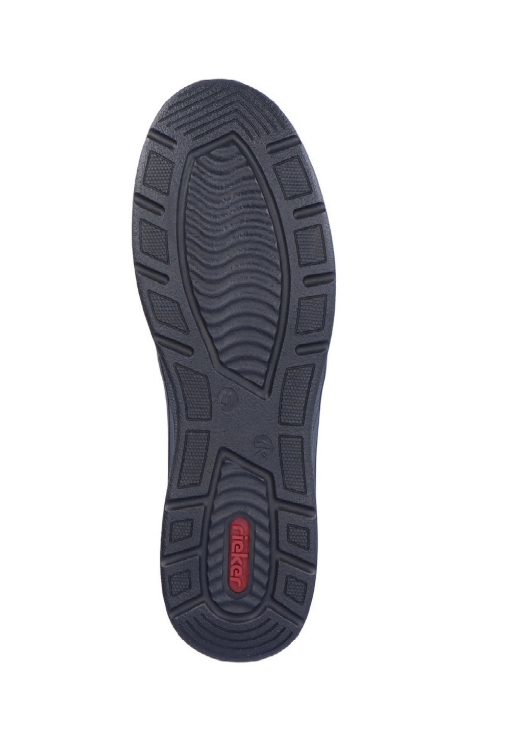 Черные кэжуал туфли Rieker