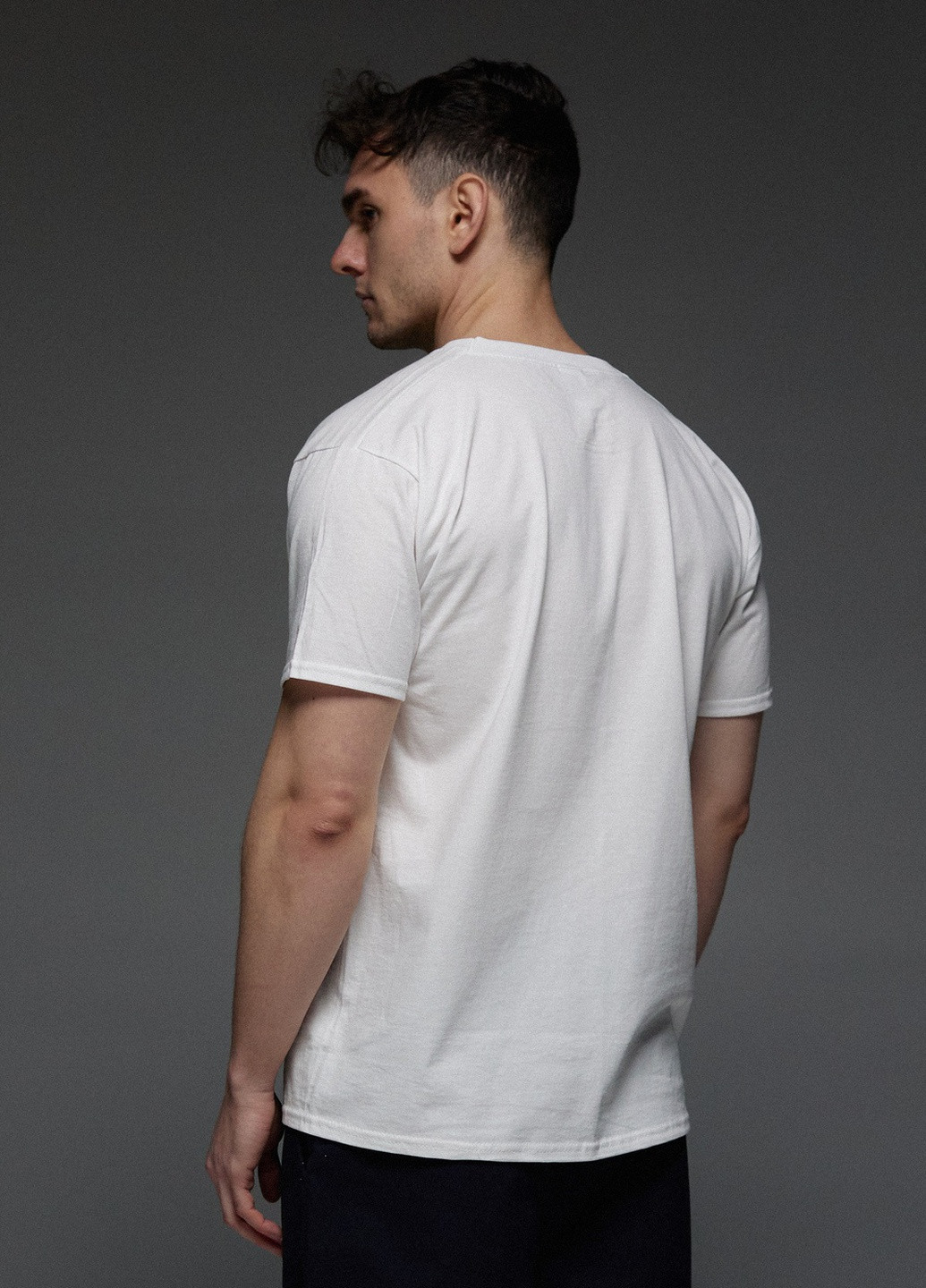 Белая футболка мужская белая Aspirine