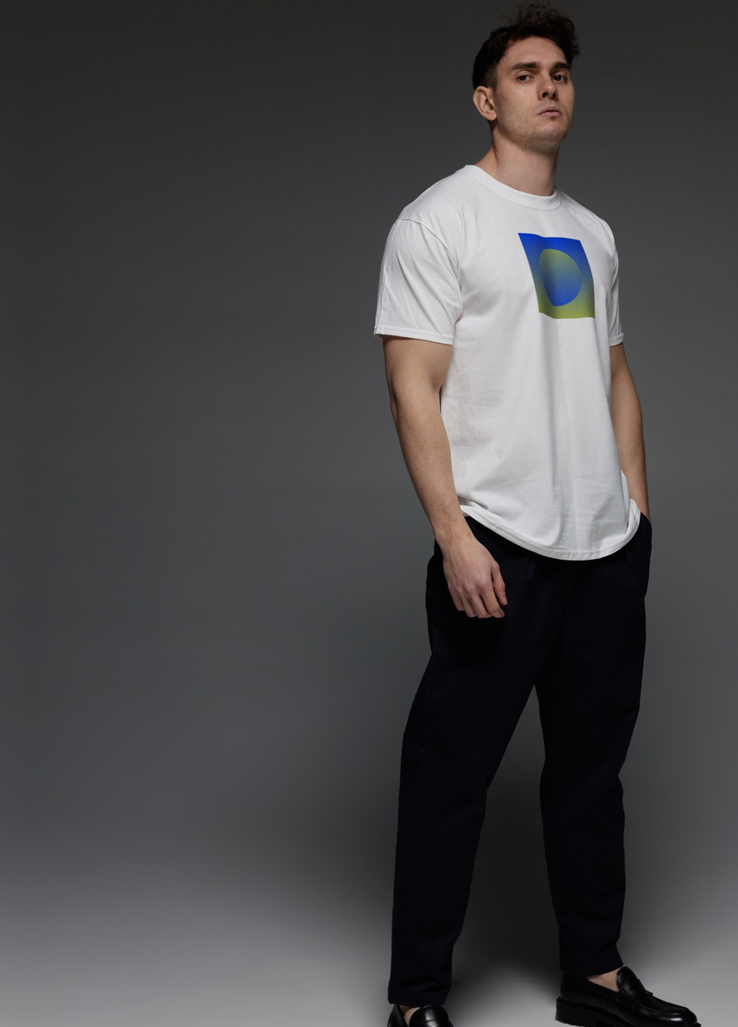 Белая футболка мужская белая Aspirine