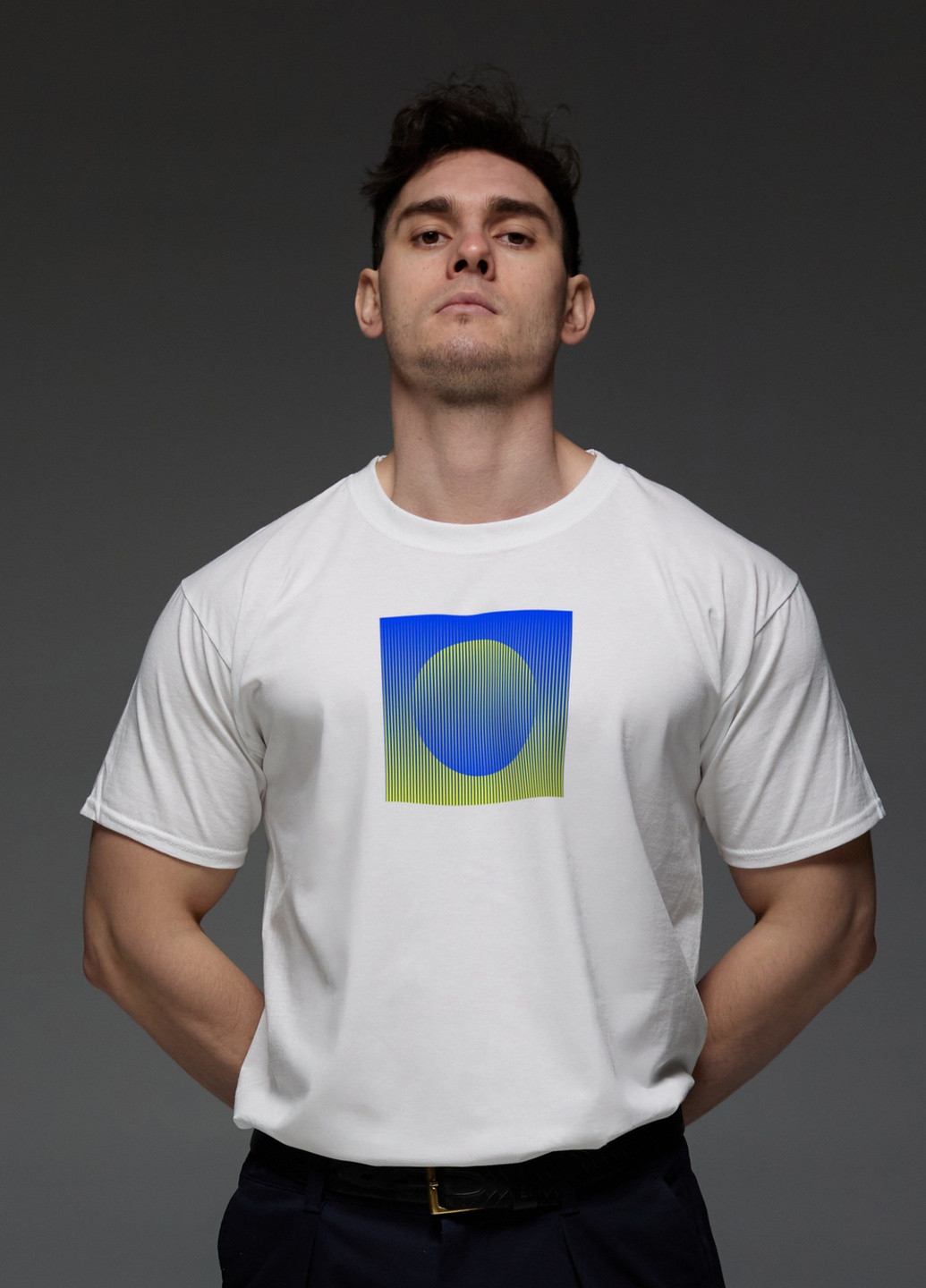 Белая футболка мужская белая Aspirine