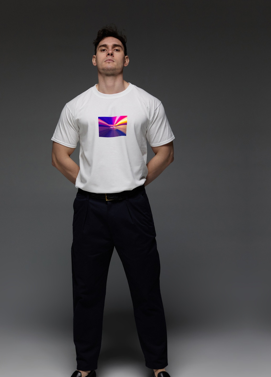 Белая футболка мужская белая malibu Aspirine