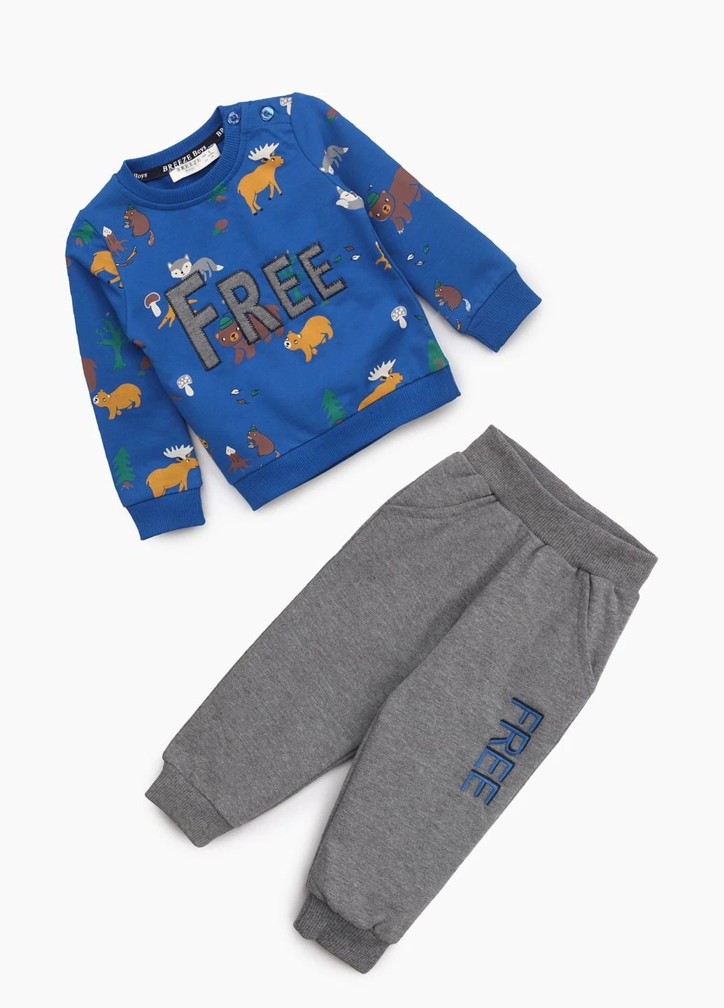 Синій демісезонний костюм малявка Breeze