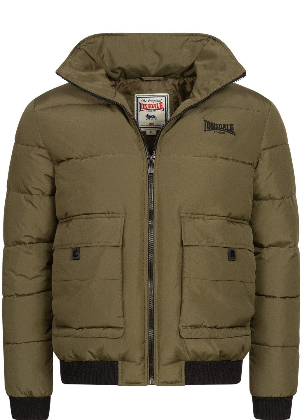 Оливковая зимняя куртка Lonsdale TAYPORT