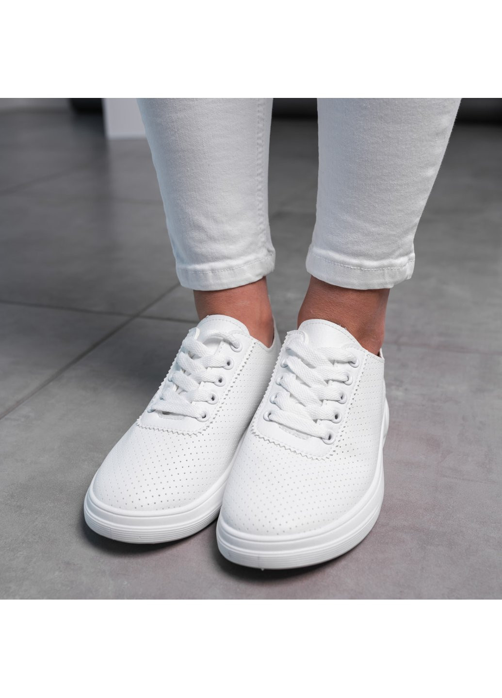 Белые демисезонные кроссовки женские bobby 3615 белый Fashion