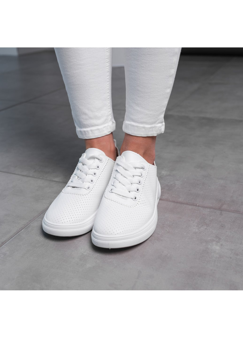 Белые демисезонные кроссовки женские bobby 3615 белый Fashion