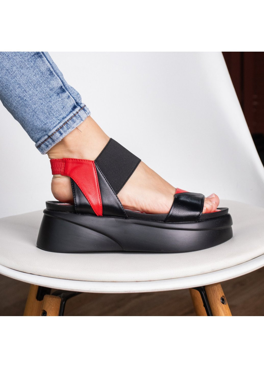 Жіночі сандалі Rebel 3039 Червоний Fashion (253791845)