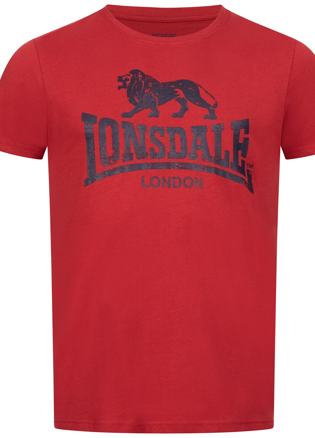 Темно-красная футболка Lonsdale SILVERHILL