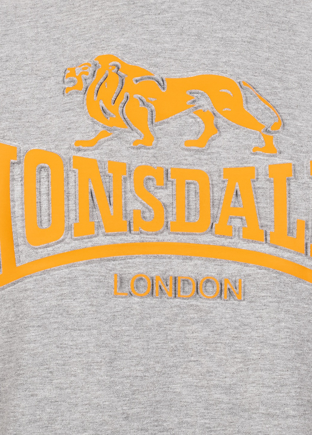 Сіра футболка Lonsdale KINGSWOOD