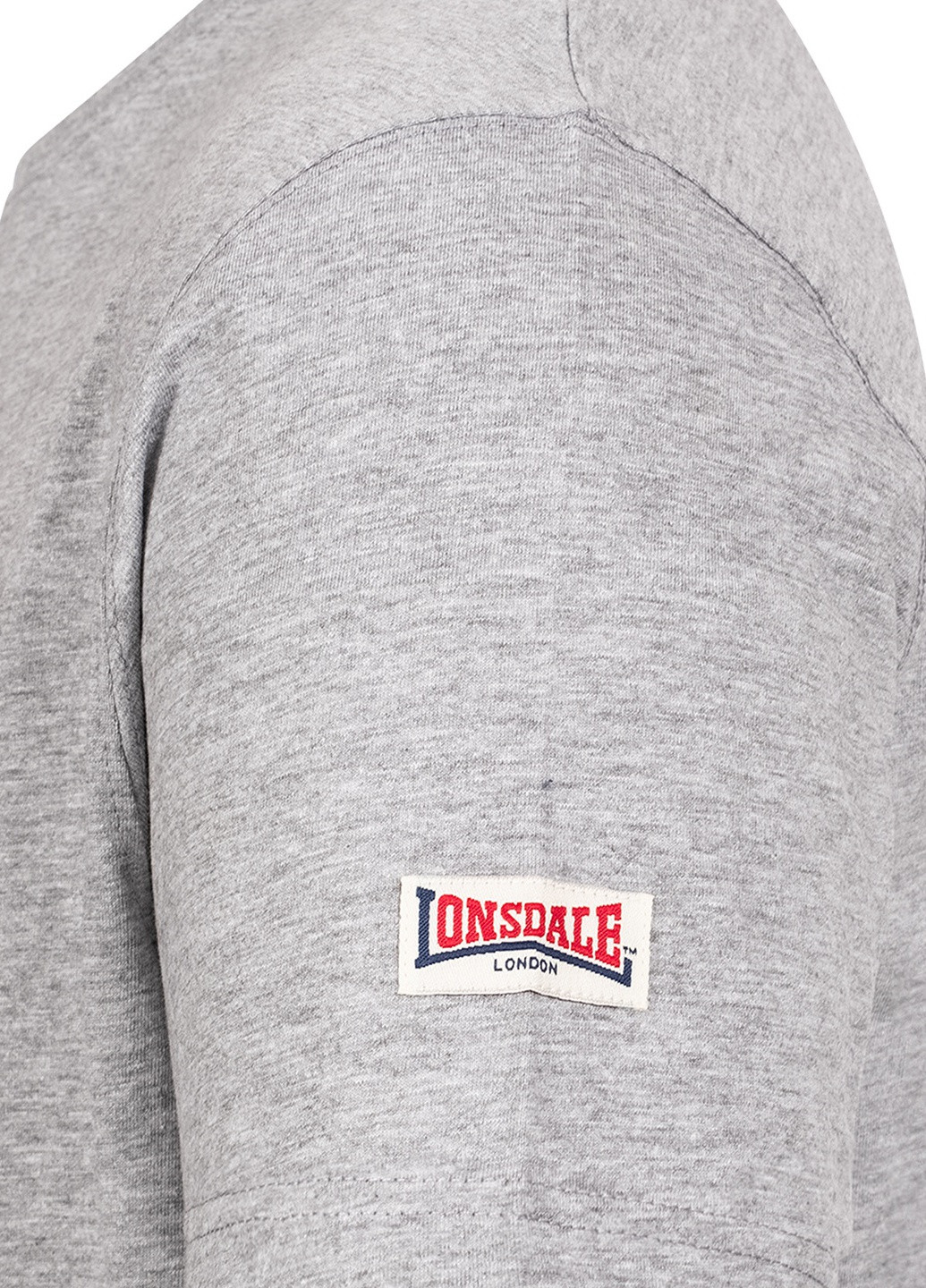 Сіра футболка чоловіча Lonsdale LL008 ONE TONE