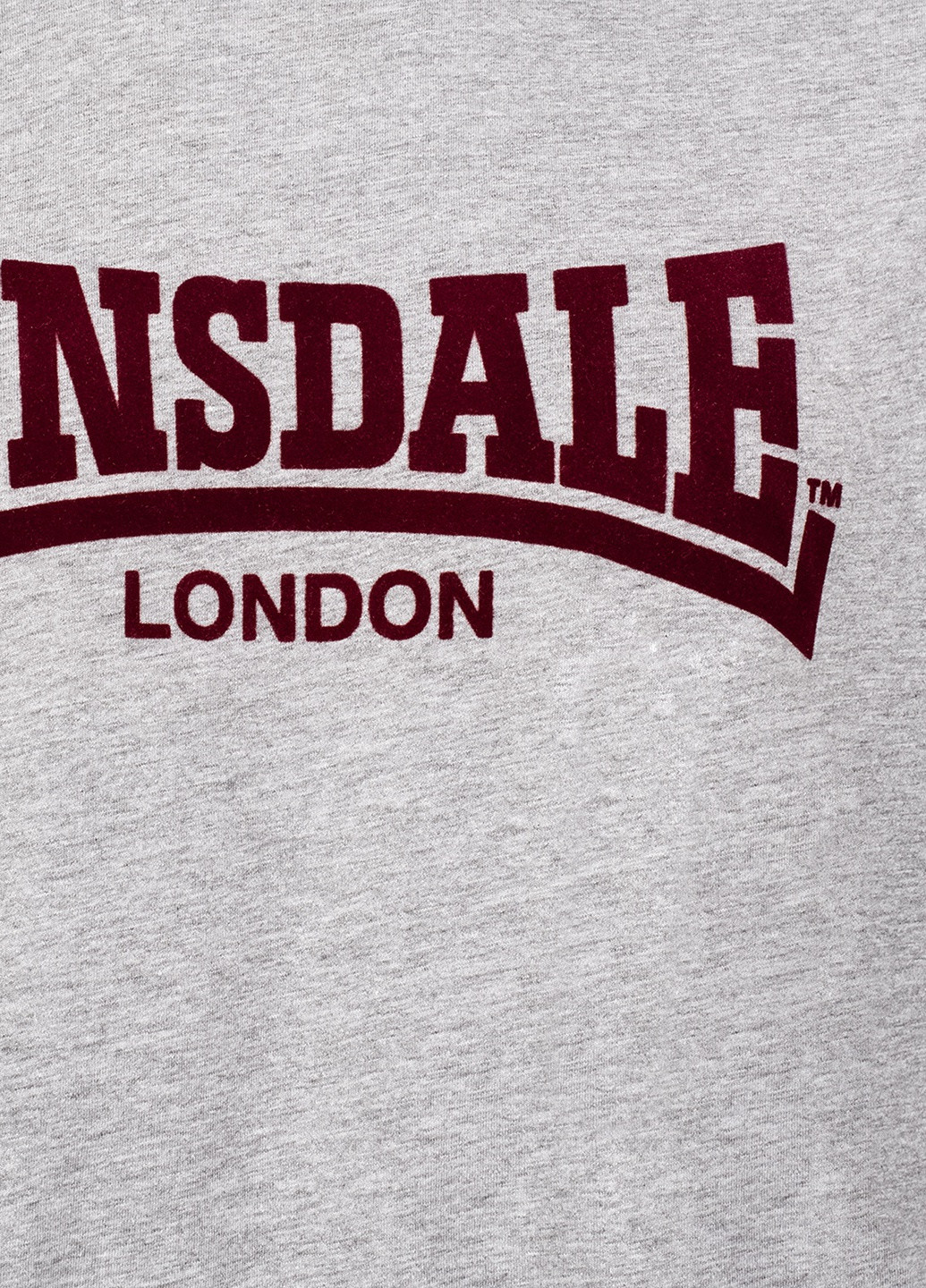 Сіра футболка чоловіча Lonsdale LL008 ONE TONE