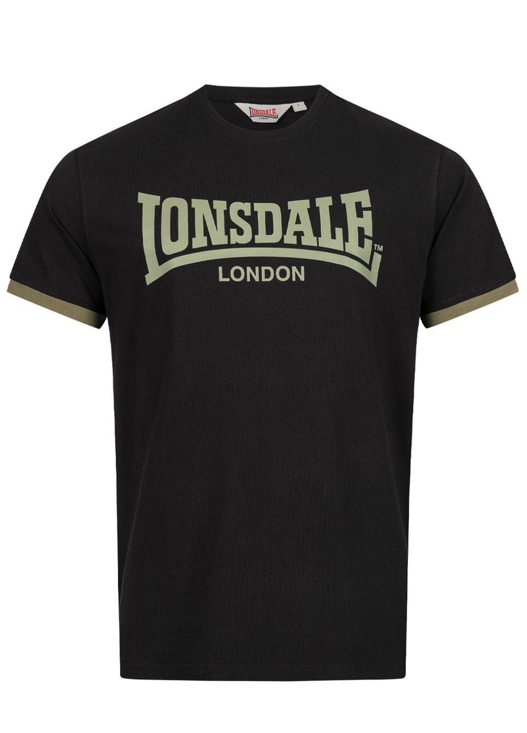 Черная футболка Lonsdale TOWNHEAD