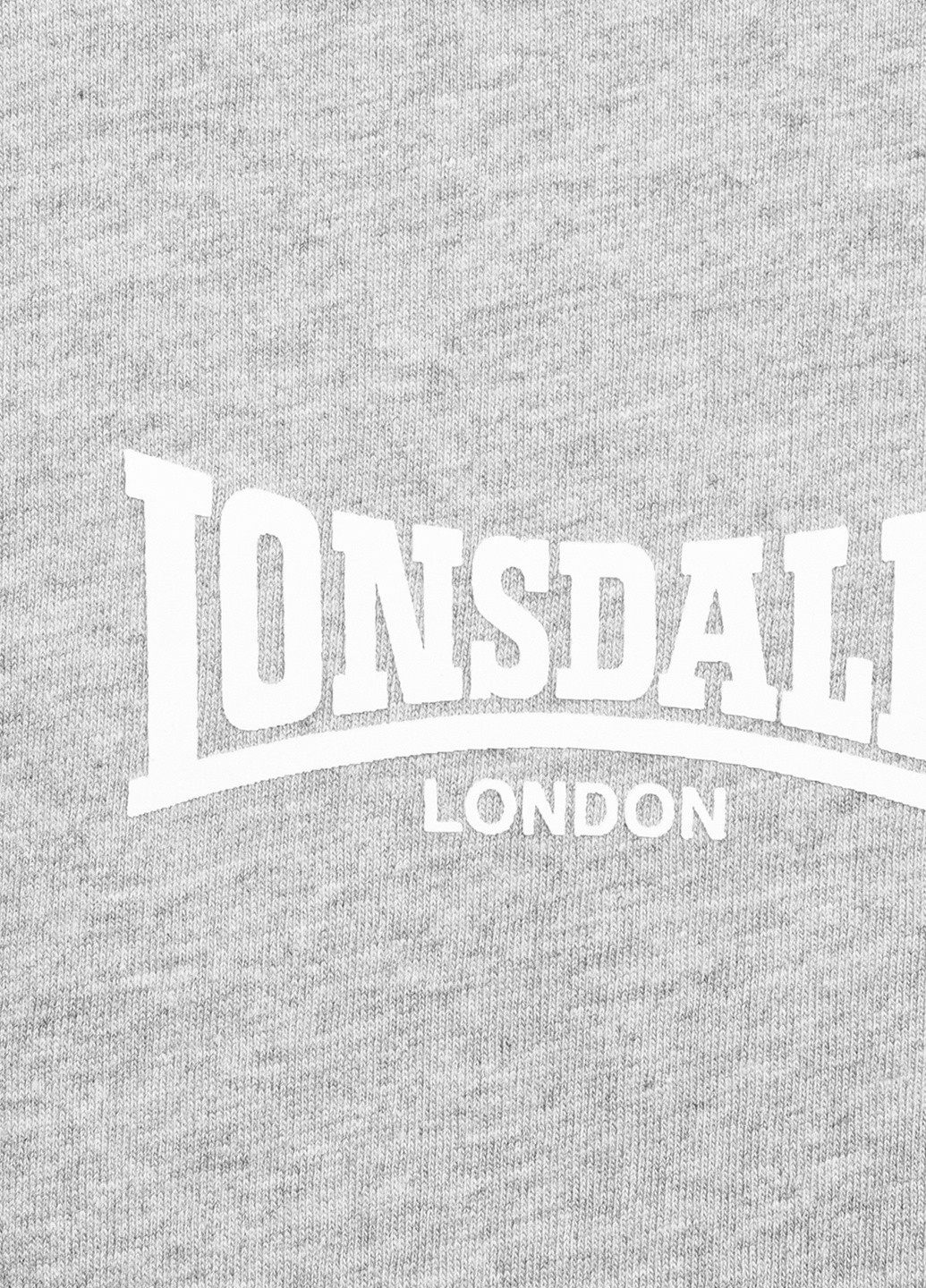 Серая футболка Lonsdale ELMDON