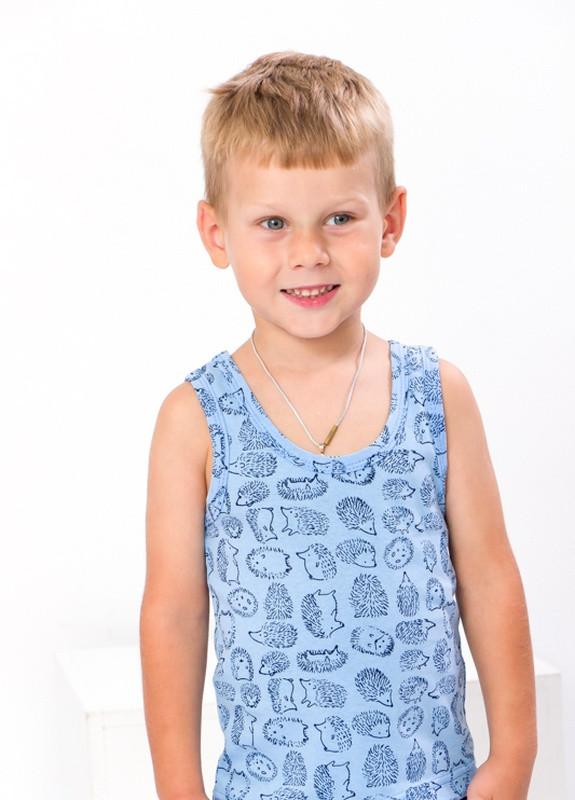 Майка для хлопчика Діно (блакитний) Носи Своє (p-2901-98246) Носи своє (257513938)