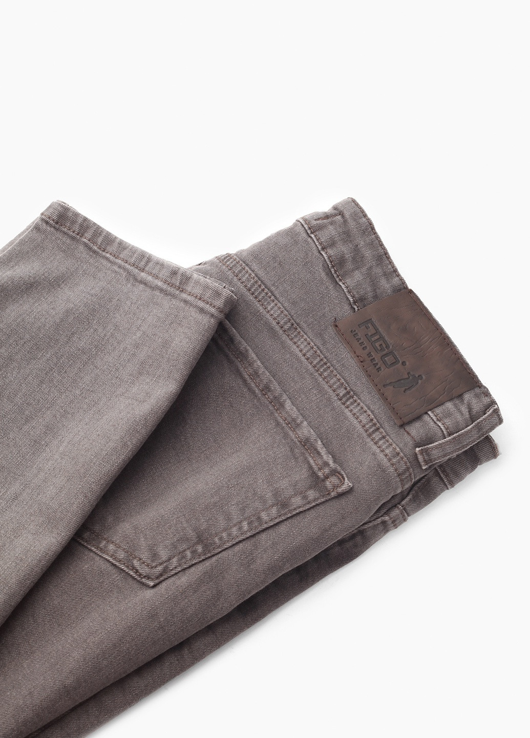 Коричневые демисезонные джинсы Figo