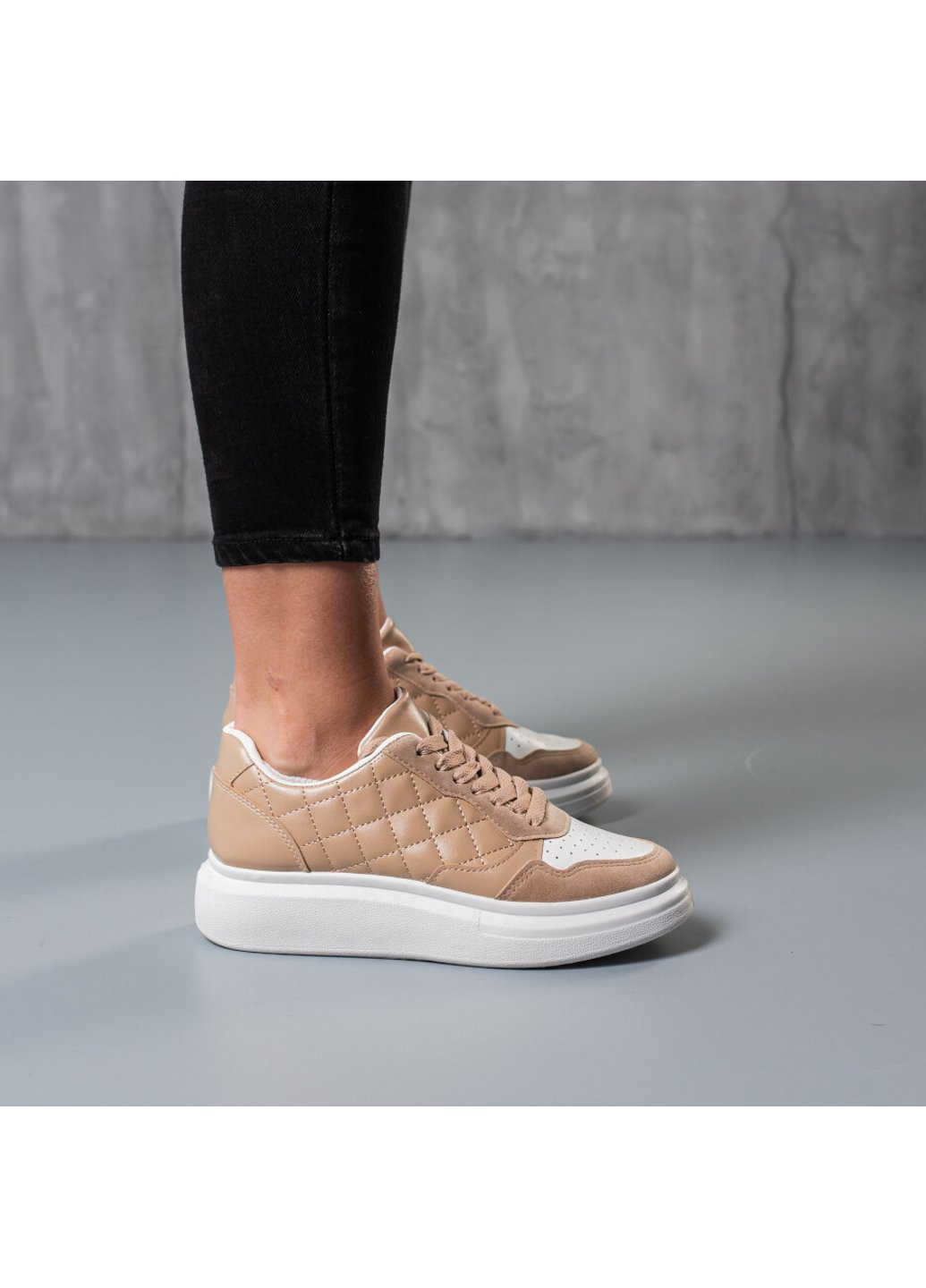 Кросівки жіночі Beyond 3761 24 Коричневий Fashion коричневі демісезони (257518197)