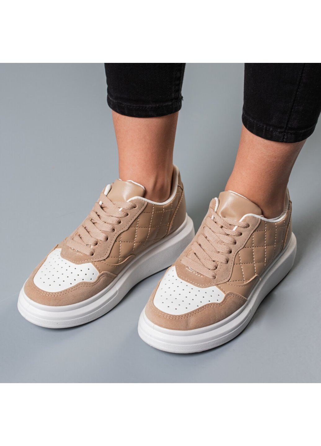 Кросівки жіночі Beyond 3761 24 Коричневий Fashion коричневі демісезони (257518197)