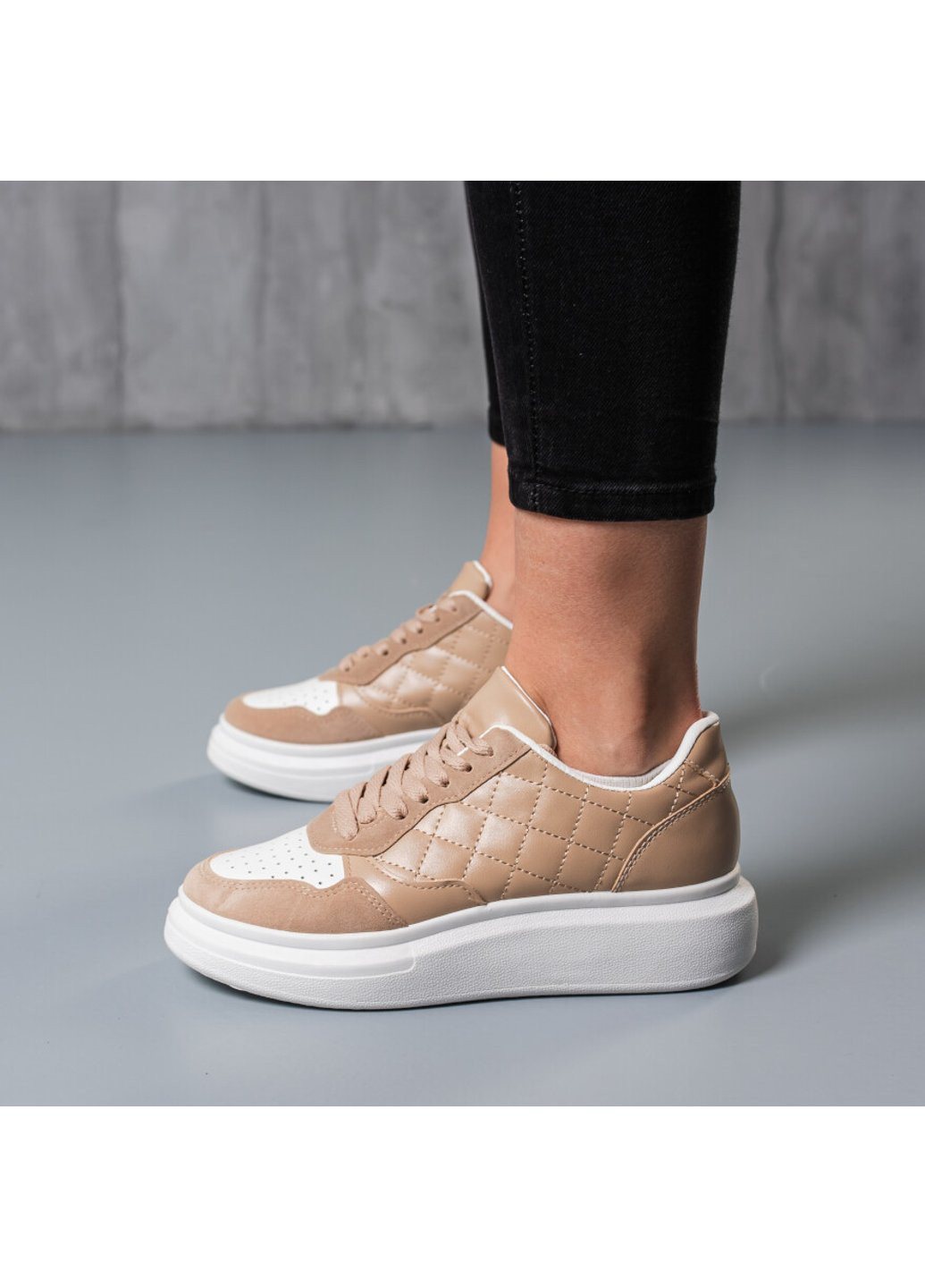 Кросівки жіночі Beyond 3761 24 Коричневий Fashion коричневі демісезони (257518197)