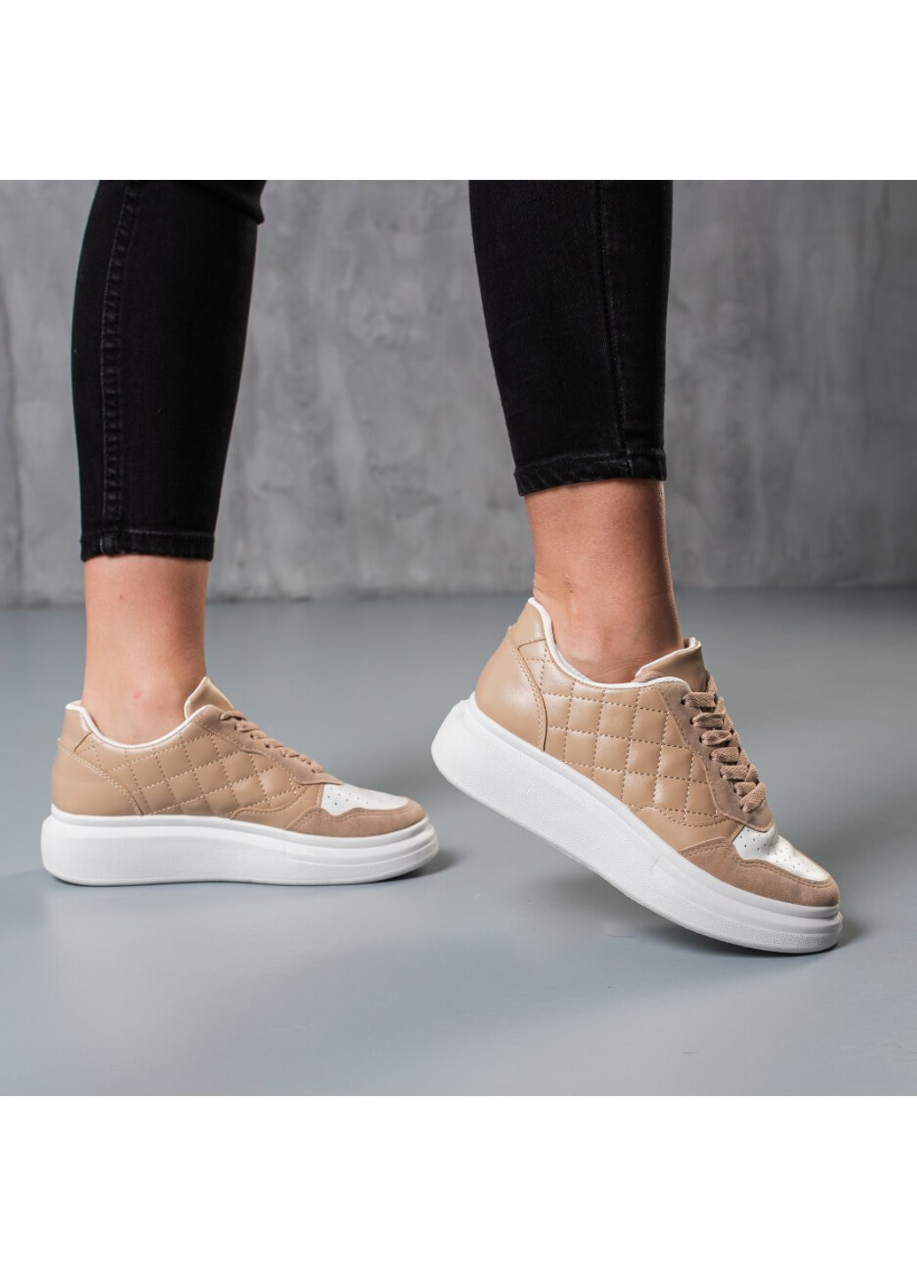 Кросівки жіночі Beyond 3761 24 Коричневий Fashion коричневі демісезони (257518197)