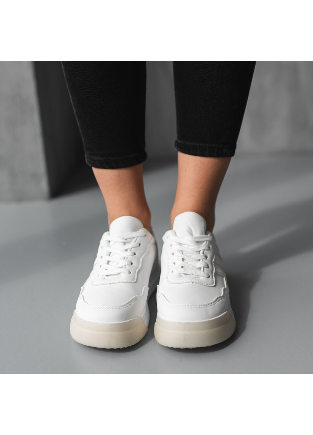 Білі осінні кросівки жіночі boaz 3703 25 білий Fashion