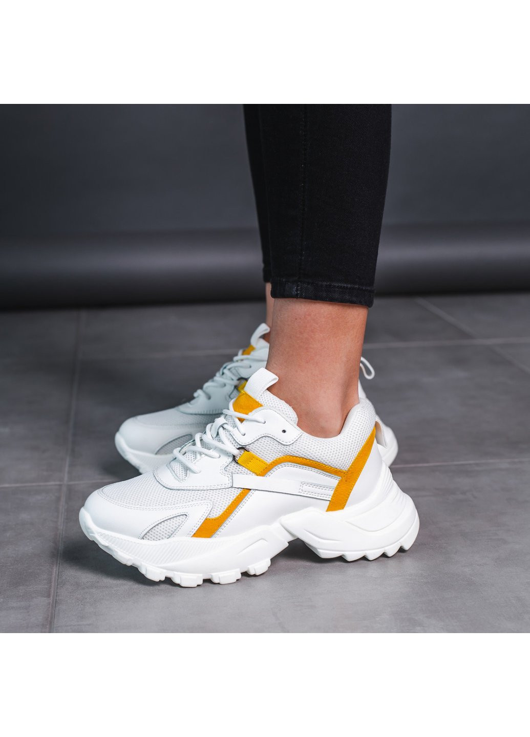 Кросівки жіночі Heavenly 3501 23 5 Білий Fashion білі демісезони (257518220)