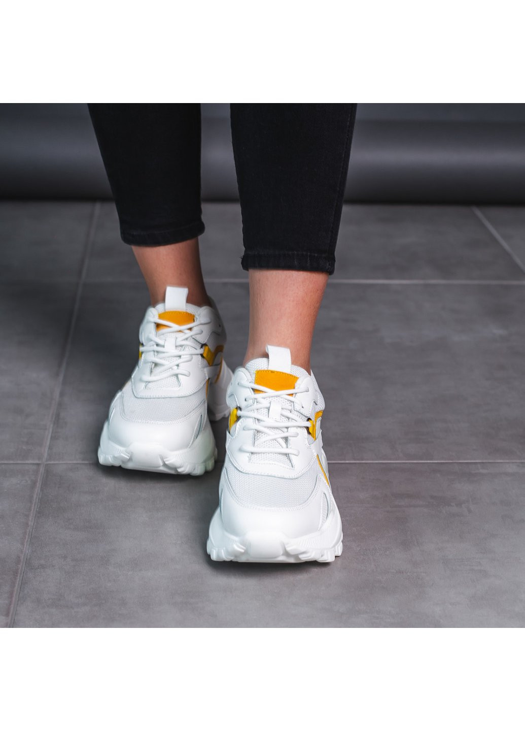 Кросівки жіночі Heavenly 3501 23 5 Білий Fashion білі демісезони (257518220)