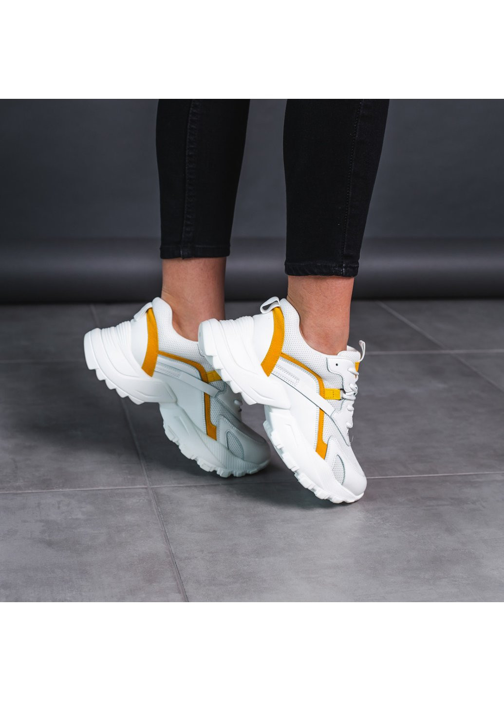 Кросівки жіночі Heavenly 3501 23 5 Білий Fashion білі демісезони (257518220)