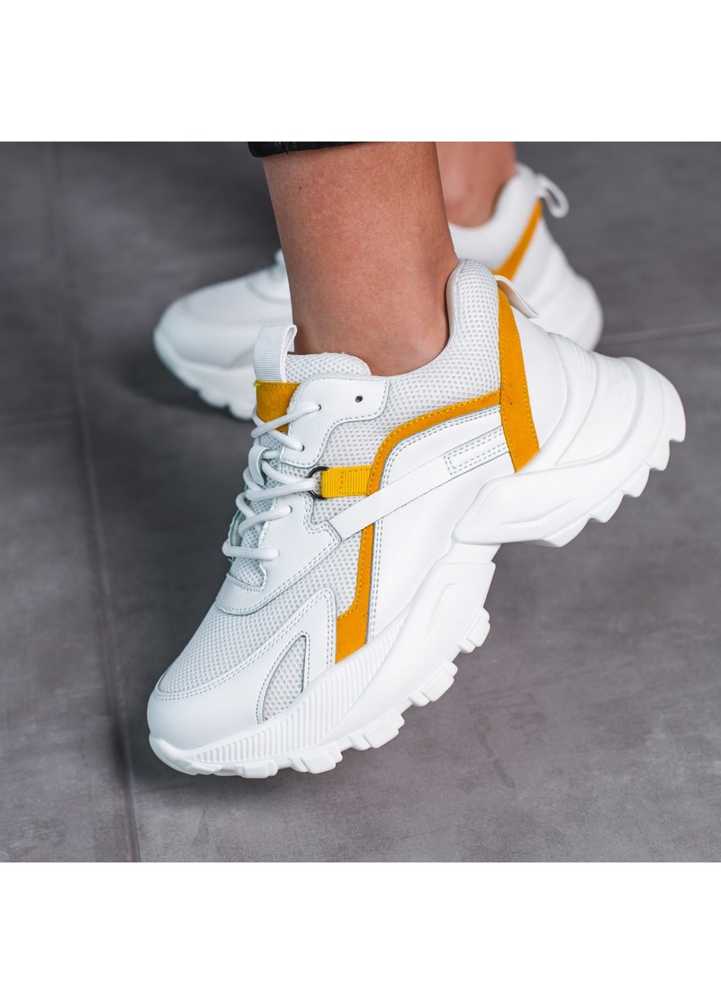 Кросівки жіночі Heavenly 3501 23 5 Білий Fashion білі демісезони (257518220)