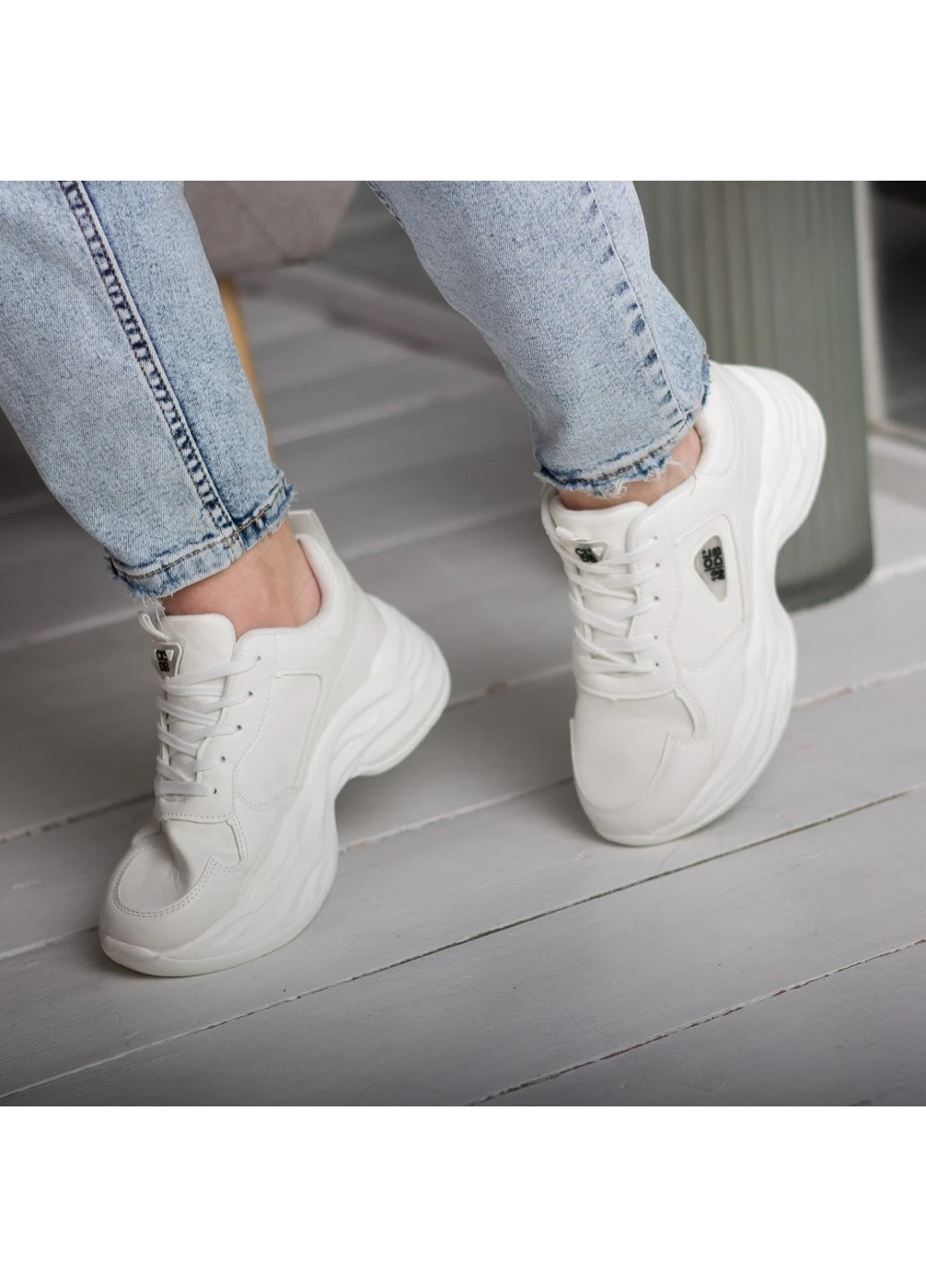 Кросівки жіночі Caelin 2625 24 Білий Fashion білі демісезони (257518017)