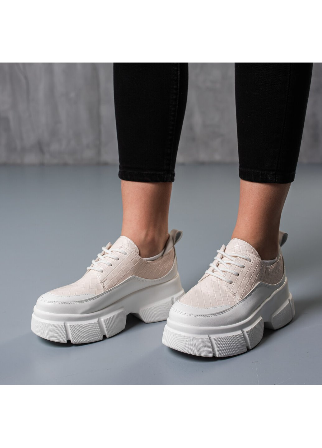 Кросівки жіночі Gallant 3766 23 Бежевий Fashion бежеві демісезони (257518153)