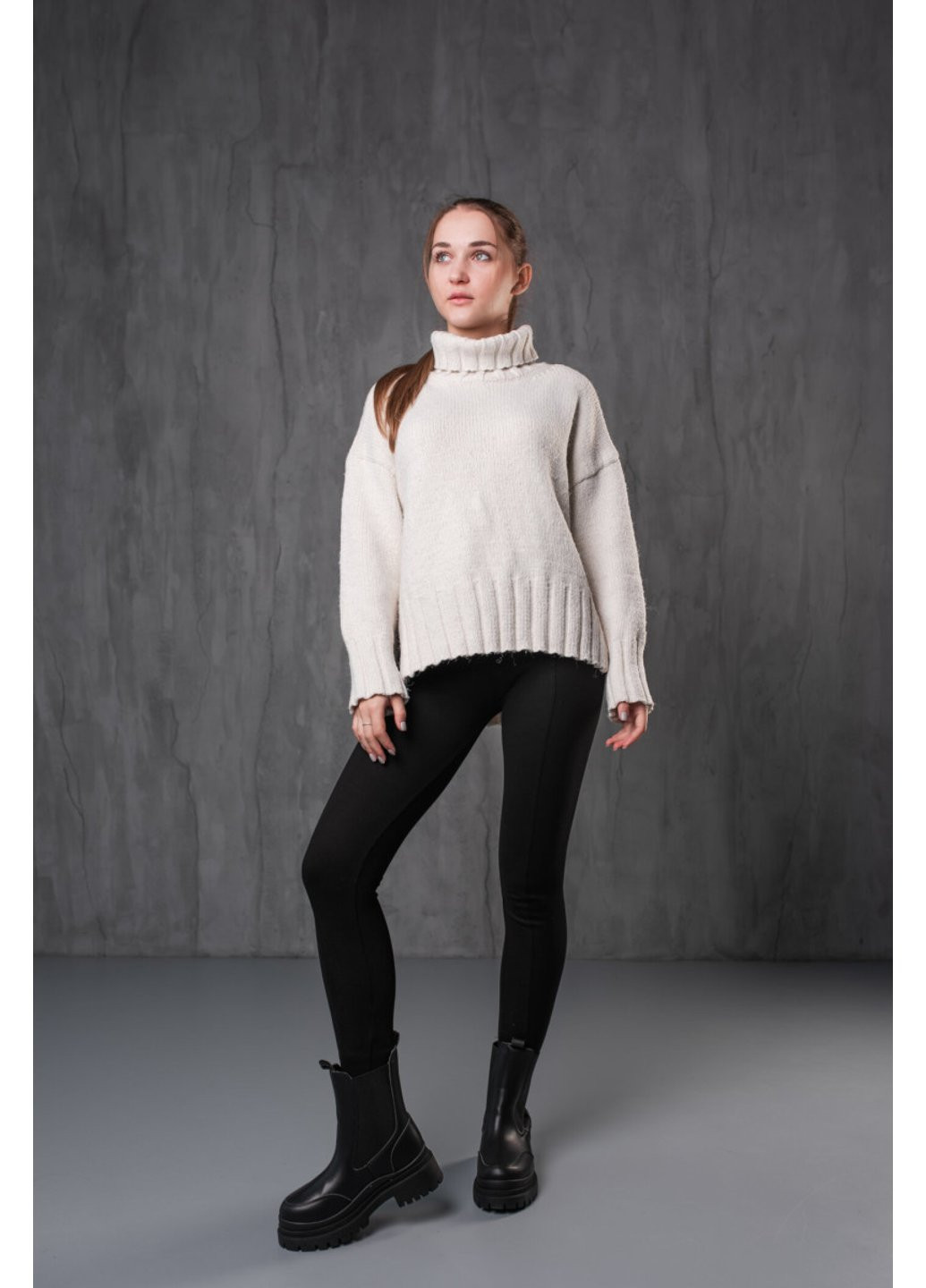 Осенние ботинки женские camie 3862 24 черный Fashion из искусственной кожи