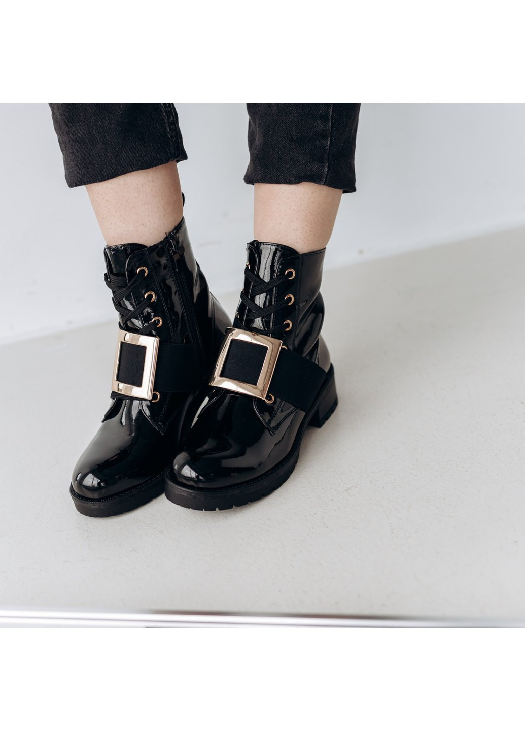 Черевики жіночі Alabama 3293 23 5 Чорний Fashion (257517831)