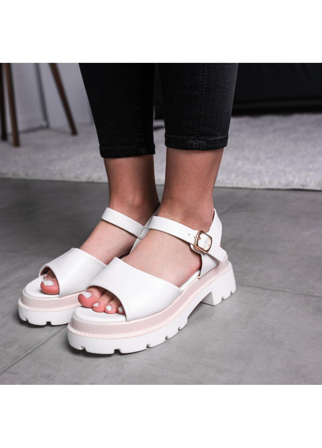 Жіночі сандалі Ellie 3659 Білий Fashion (257517990)