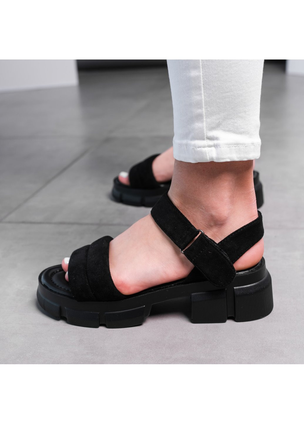 Повседневные женские сандалии sheba 3629 черный Fashion