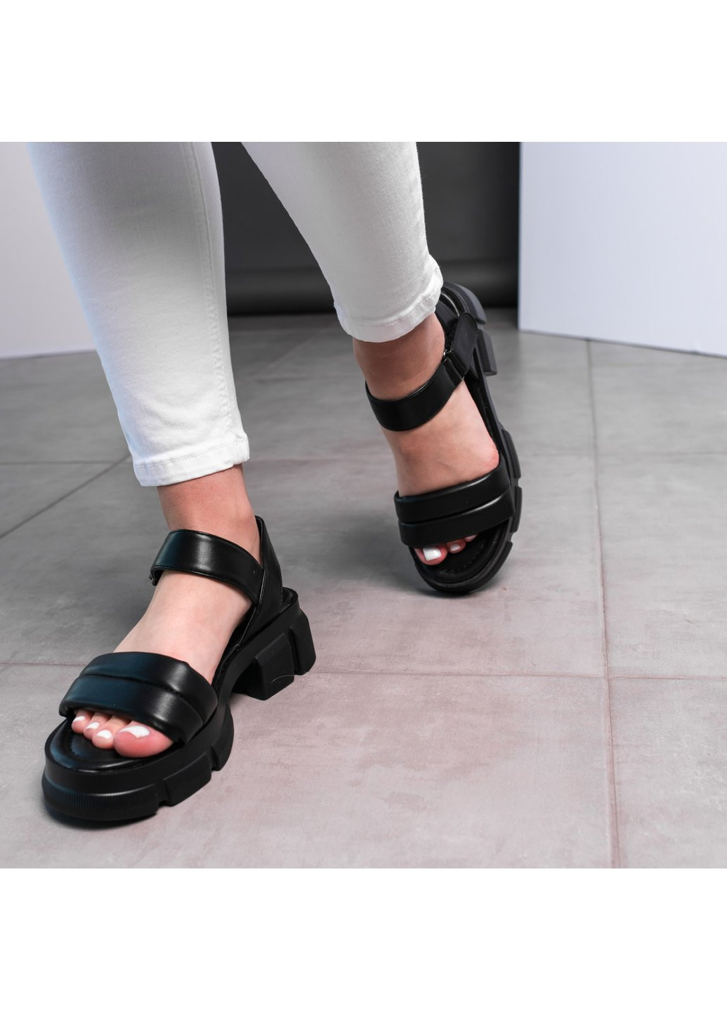 Жіночі сандалі Tubby 3614 Чорний Fashion (257517949)