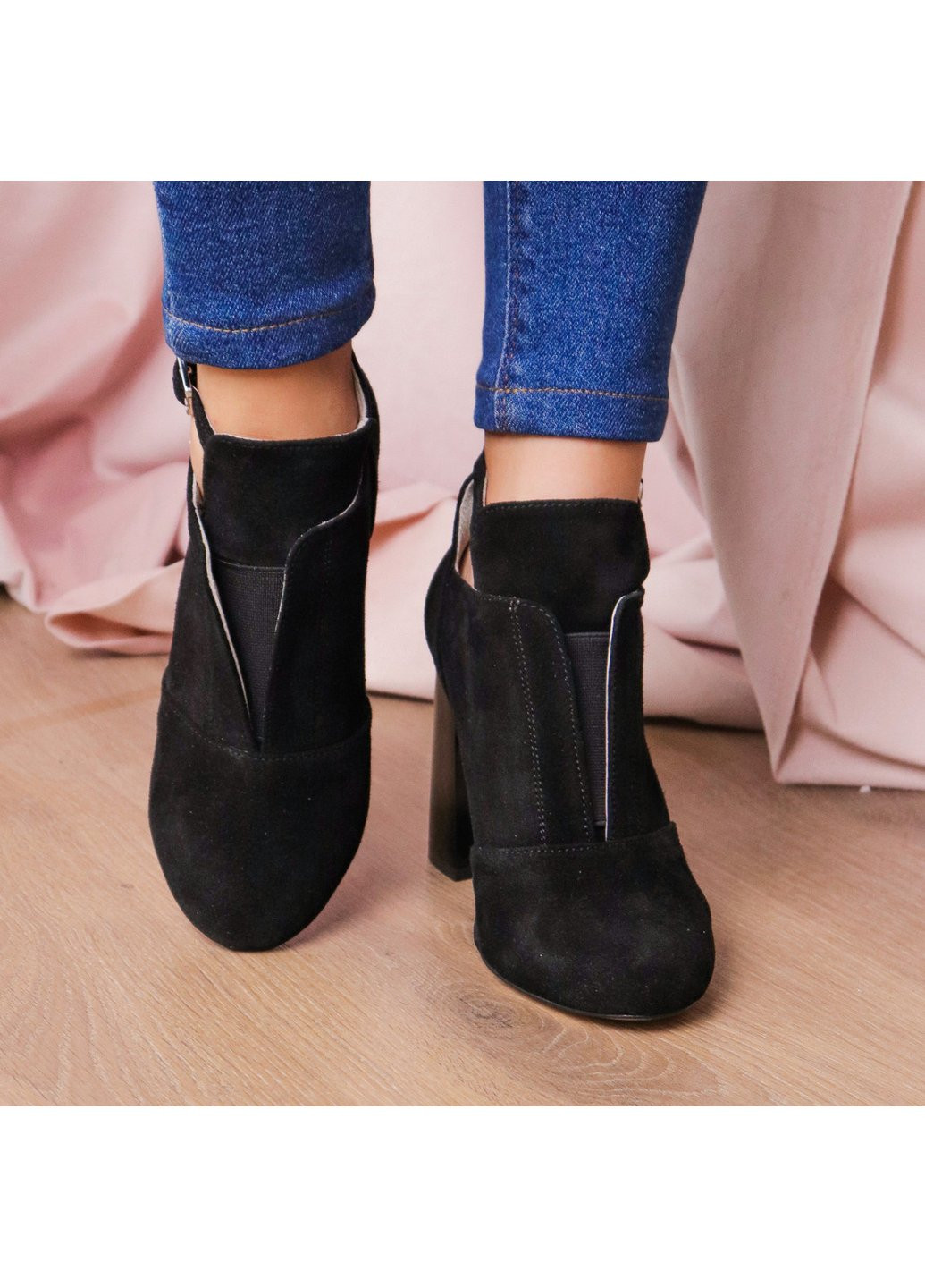 Черные демисезонная ботильоны женские catu 2645 24 черный Fashion