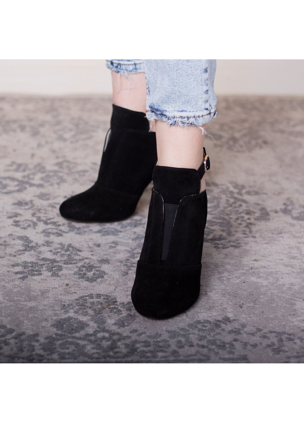 Черные демисезонная ботильоны женские catu 2645 24 черный Fashion