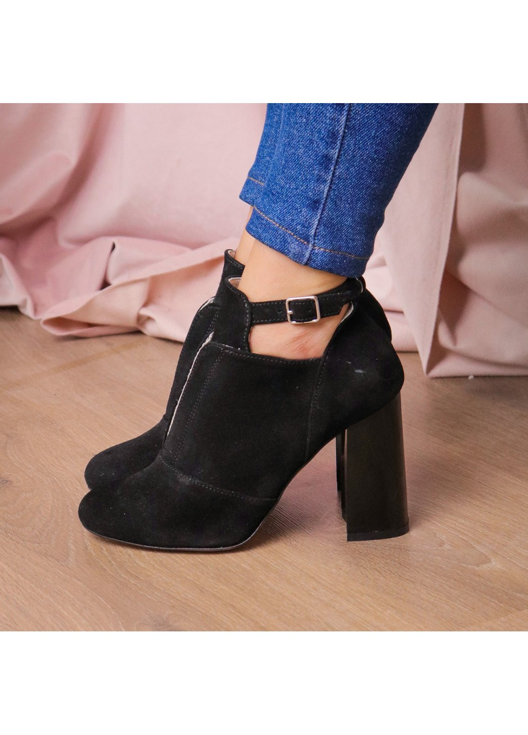 Черные демисезонная ботильоны женские catu 2645 24 черный Fashion