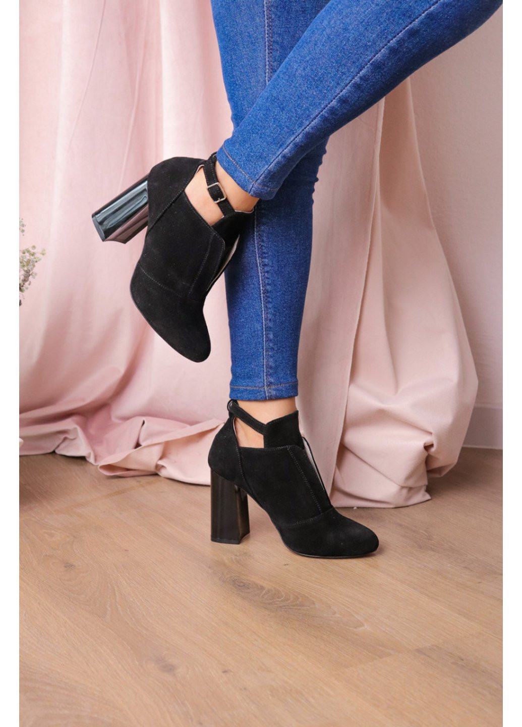 Черные демисезонная ботильоны женские catu 2645 24 черный Fashion