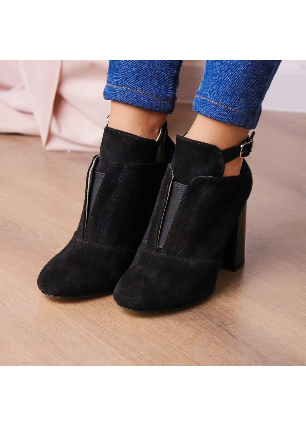 Черные демисезонная ботильоны женские catu 2645 24 черный Fashion