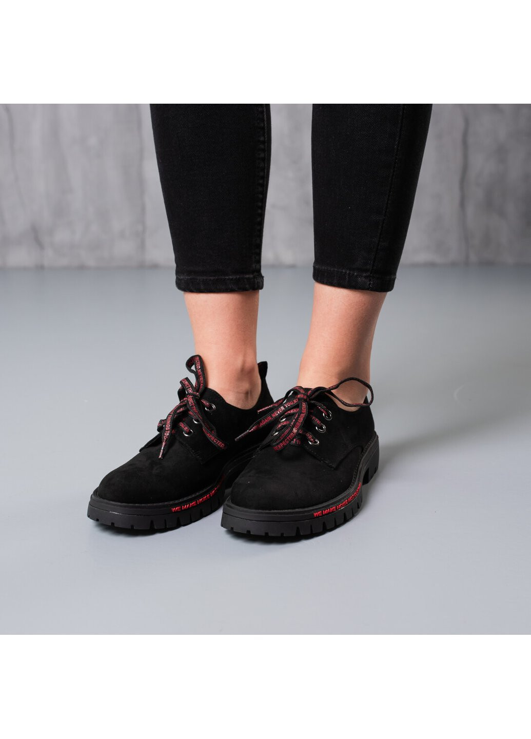 Fashion Туфлі жіночі Tucker 3784 23 5 Чорний чорний з штучна замша, україна — демісезон (257518101)