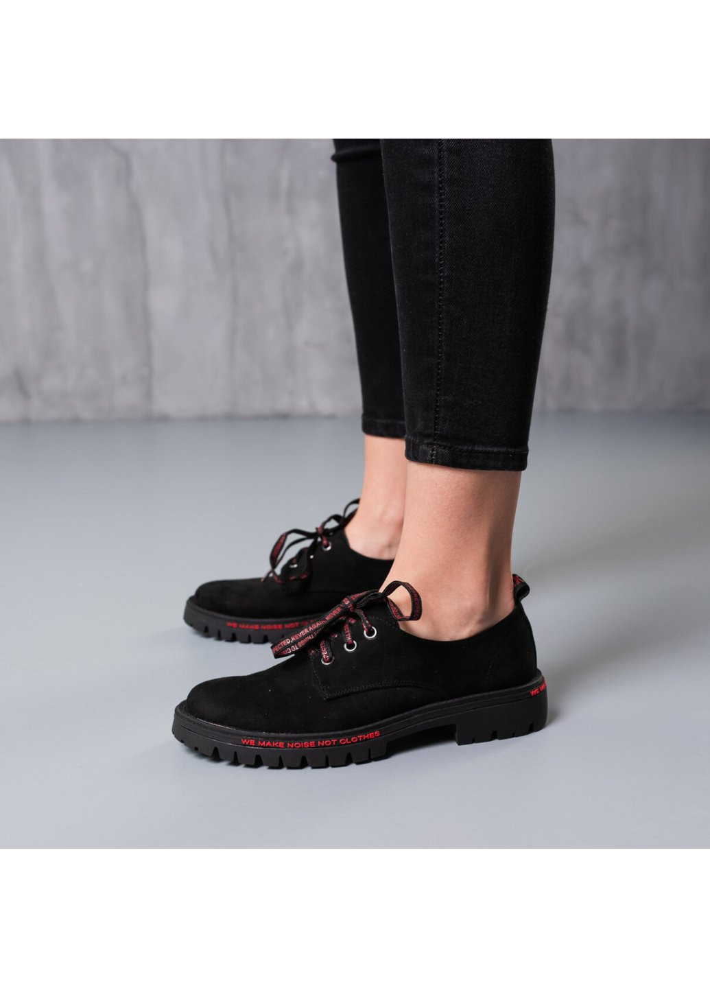 Fashion Туфлі жіночі Tucker 3784 23 5 Чорний чорний з штучна замша, україна — демісезон (257518101)