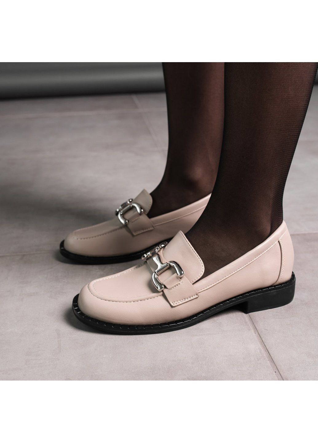 Fashion Лофери жіночі Taylor 3580 23 5 Бежевий лофери бежевий з штучна шкіра, україна — демісезон (257518361)